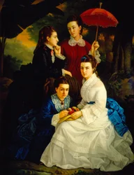 Retrato de las hijas de Manuel Cordero